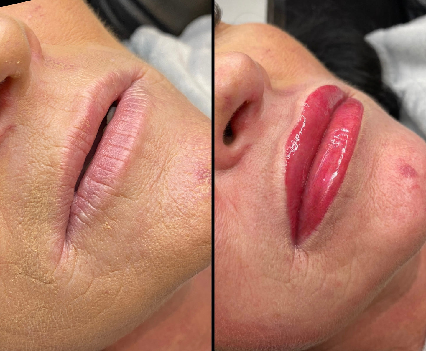 Semi-Permanent Lip Blush Tattoo